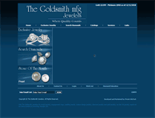 Tablet Screenshot of goldsmithmfgjewelers.com